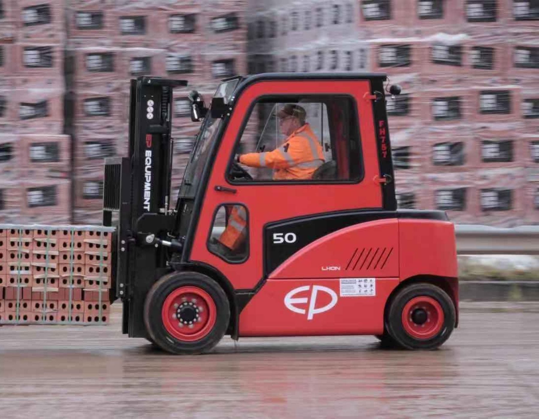 Red EP electric forklift