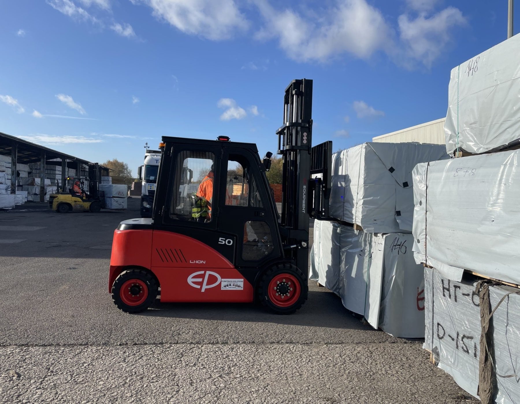 Red EP electric forklift