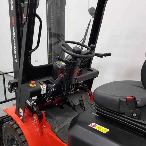 EPL 252 205 HC Ex-demo view of driver controls.