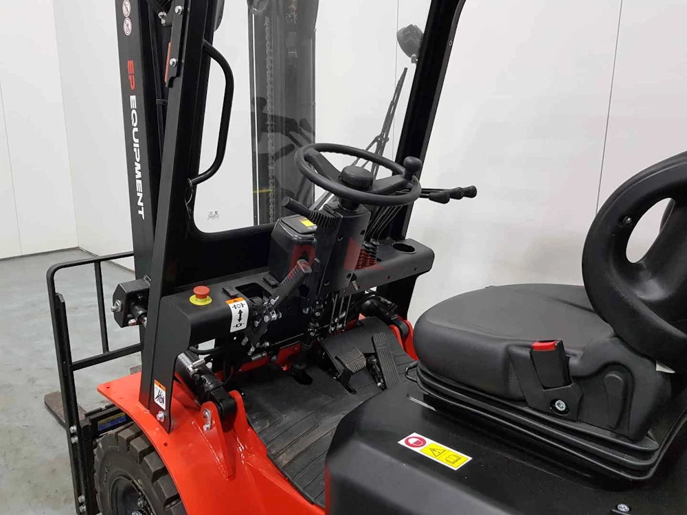 EPL 252 205 HC Ex-demo view of driver controls.