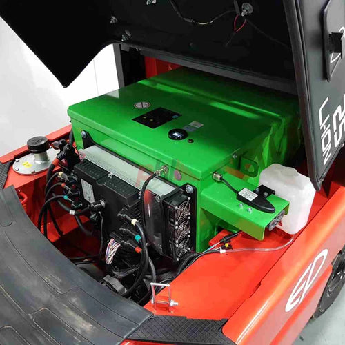 EPL 252 205 HC Ex-demo close up of battery.