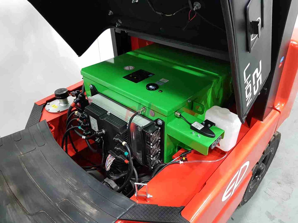 EPL 252 205 HC Ex-demo close up of battery.