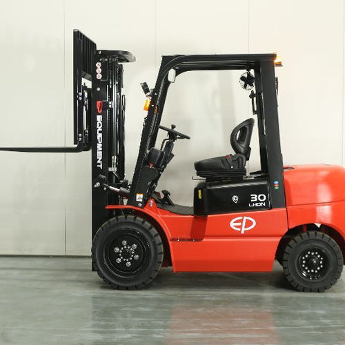 EFL302 205 HC EX DEMO Model (Side view displaying fork lift height)