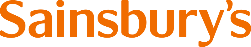 Sainsbury's logo in orange on a white background