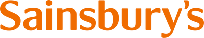 Sainsbury's logo in orange on a white background